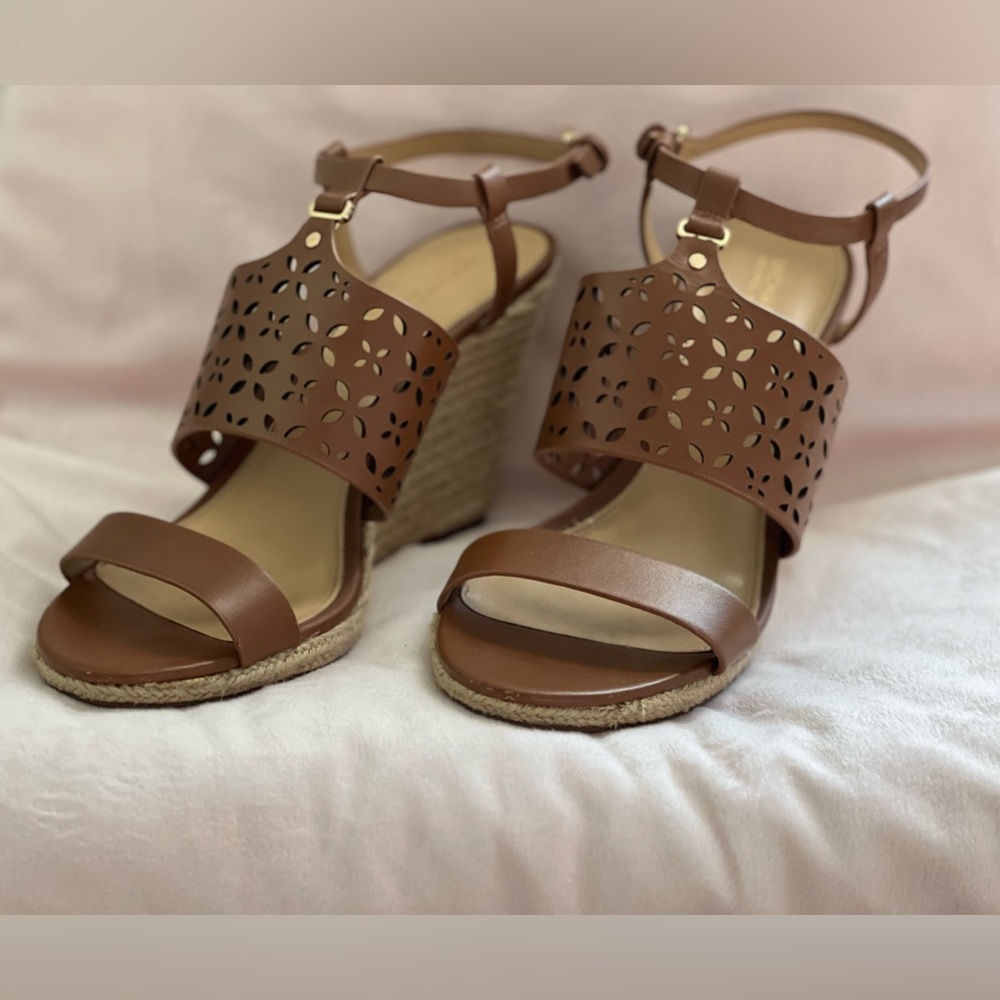 Michael Kors Cognac Wedges